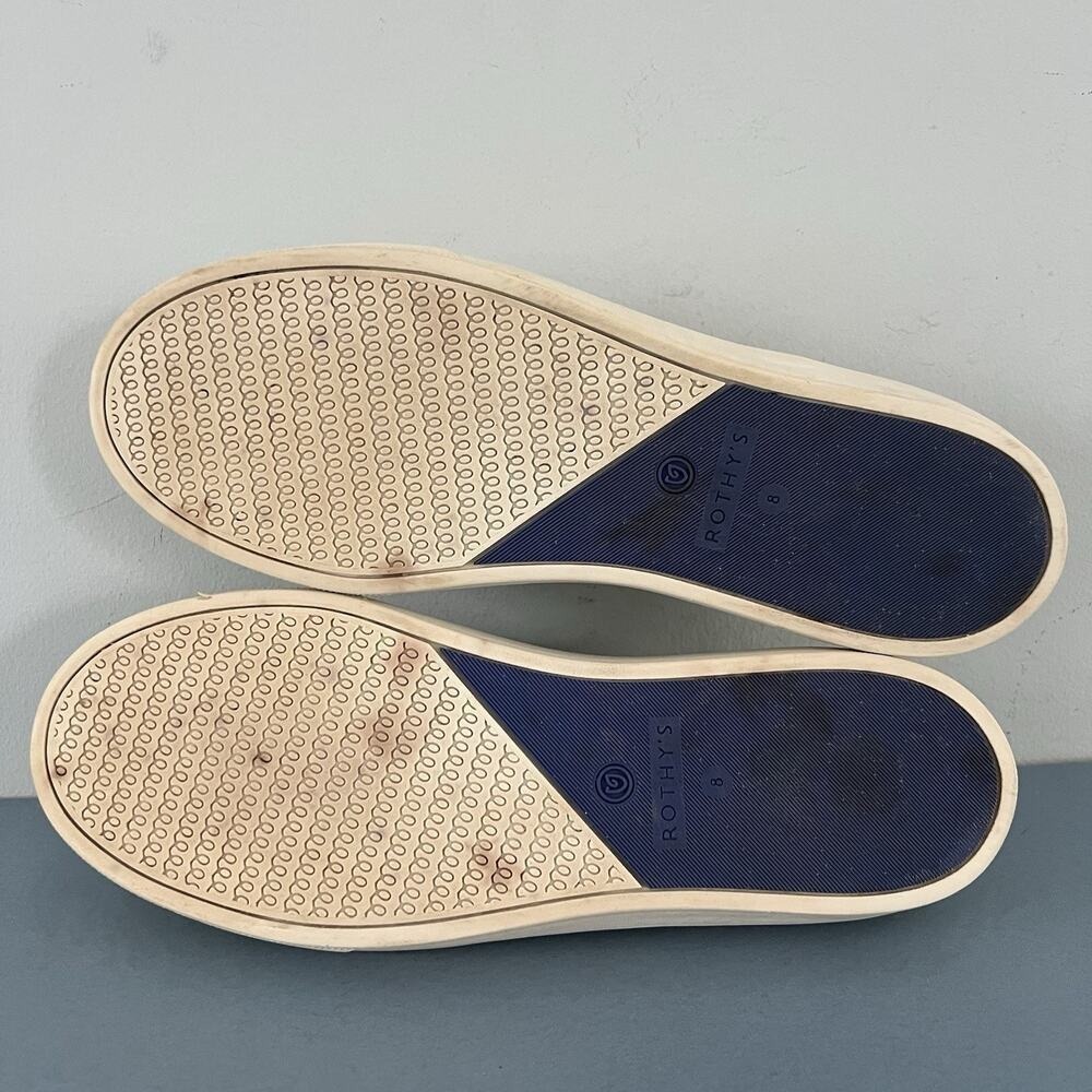 Rothy's The Original Slip On Sand Beige Washable Knit Sneakers - Picture 9 of 10